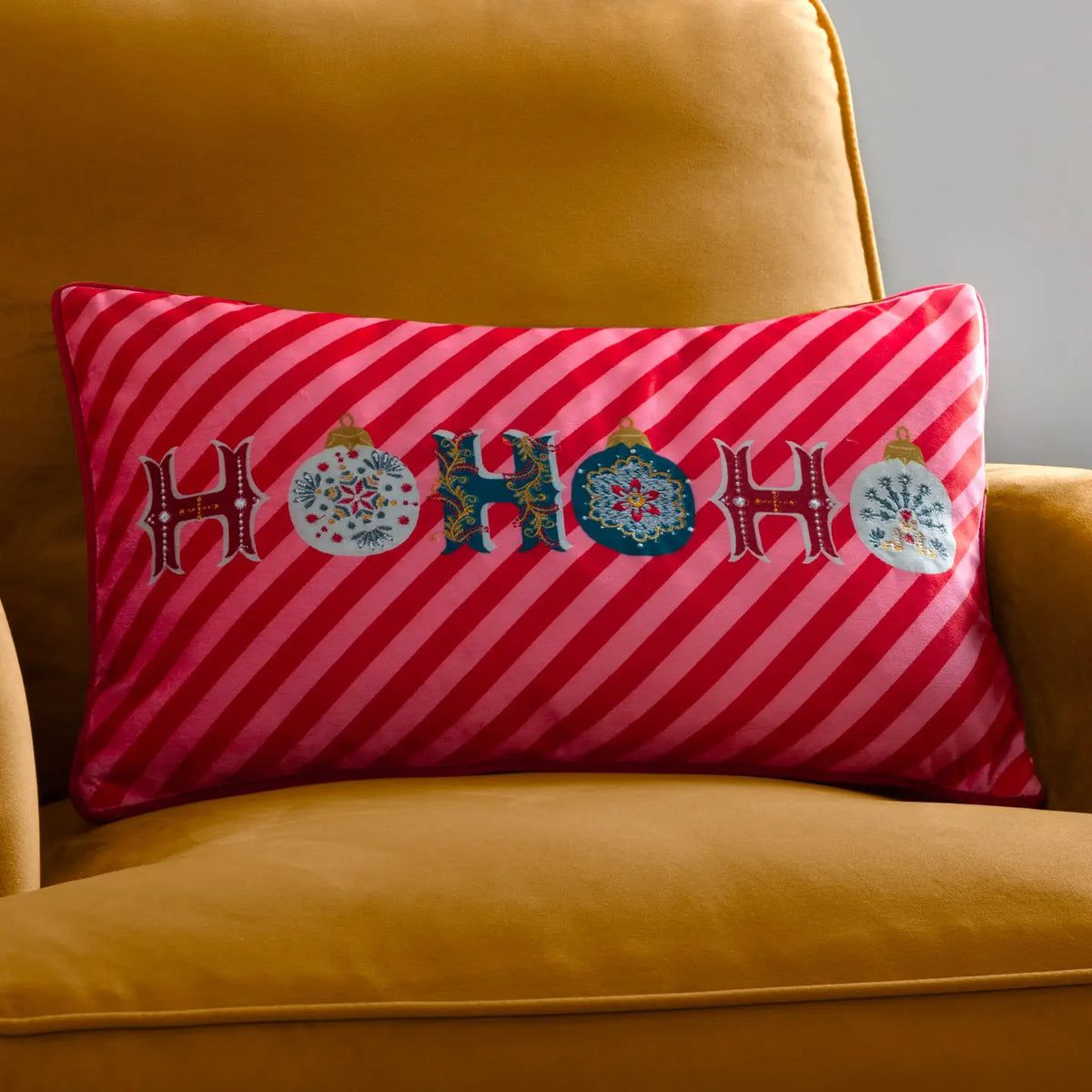 Weihnachtskissen - Ho Ho Ho