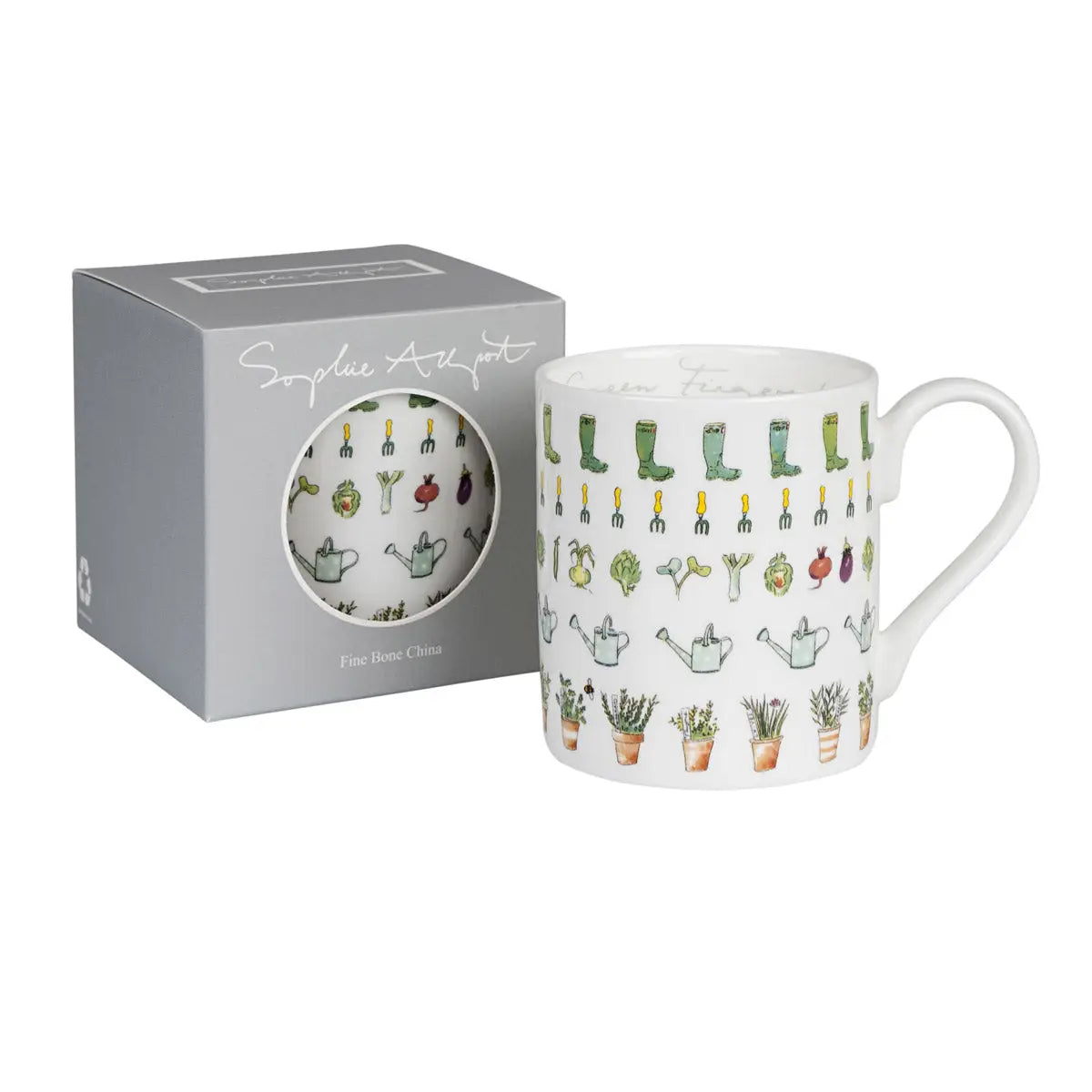Große Tasse für den Grünen Daumen