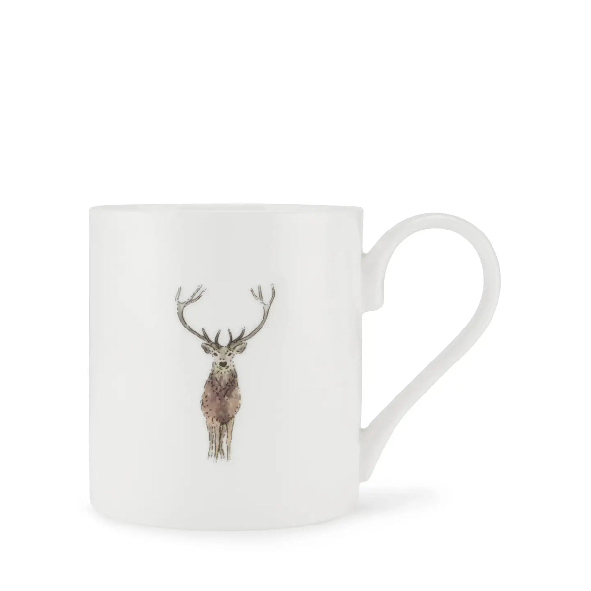 Große Tasse mit Hirsch