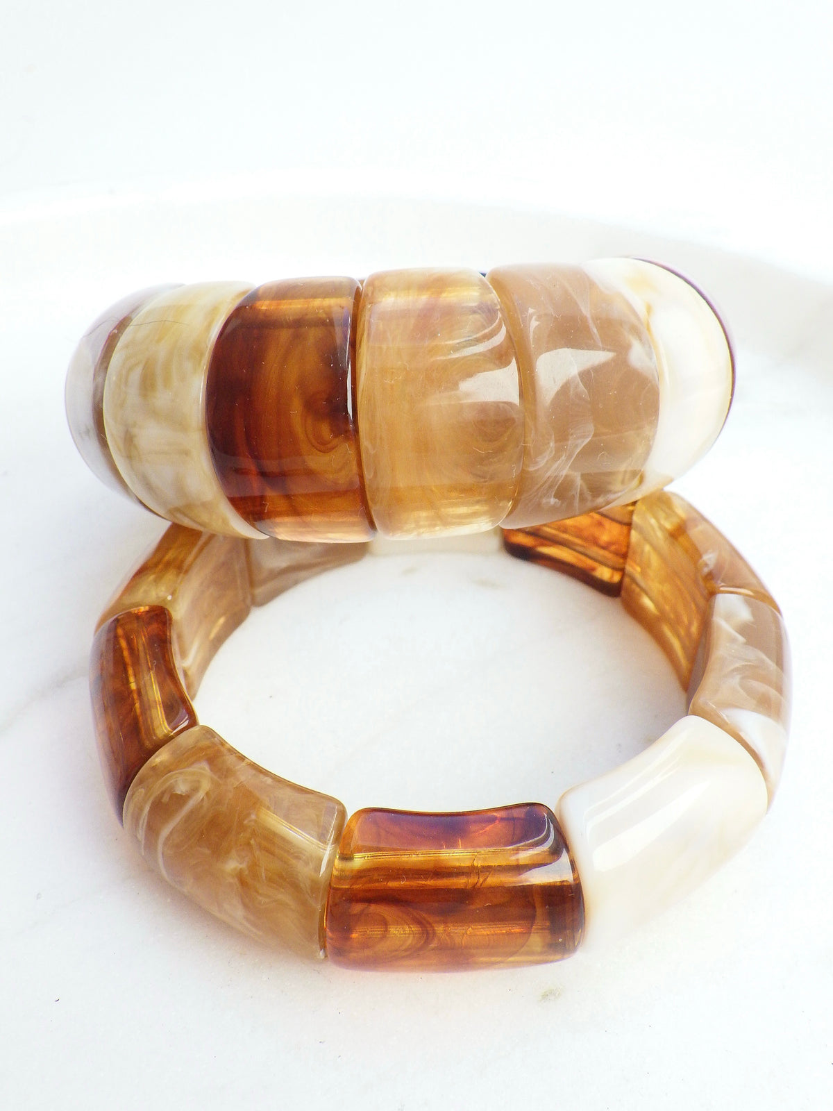 SALE - Lot 83 - Medium Armband Braun-Töne