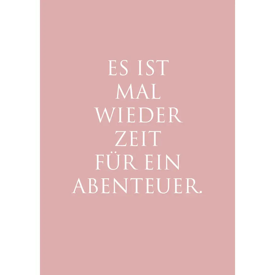 ⭐️ Postkarte - Es ist mal wieder Zeit …