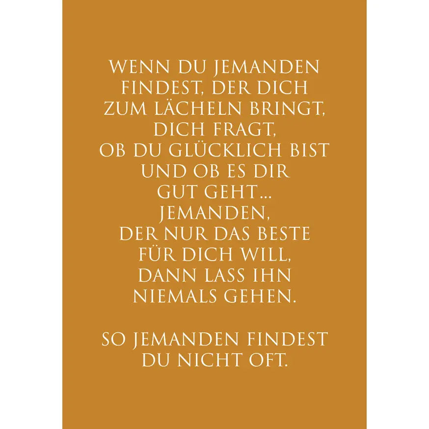 ⭐️ Postkarte - Wenn du jemanden findest…