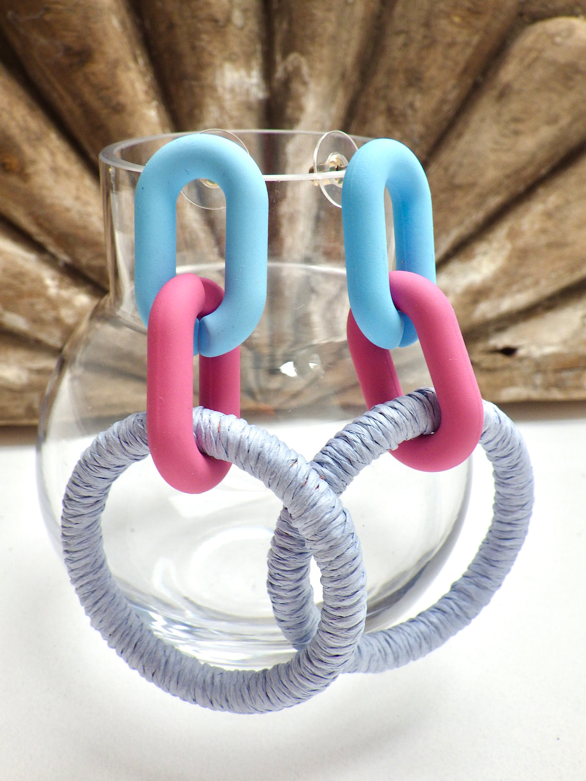 SALE - Ohrringe Blaue Kreise
