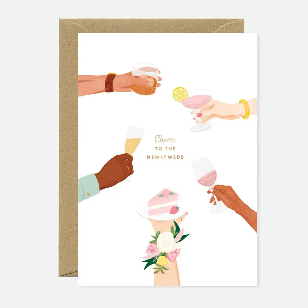 Klappkarte mit Umschlag „Zur Hochzeit“