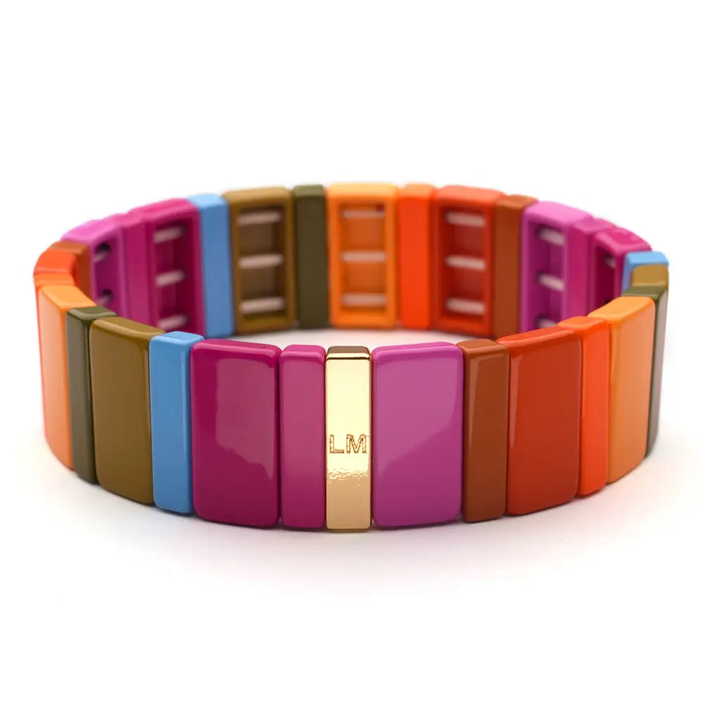 SALE - Lot 83 - Armband Stäbe Bunt-Töne