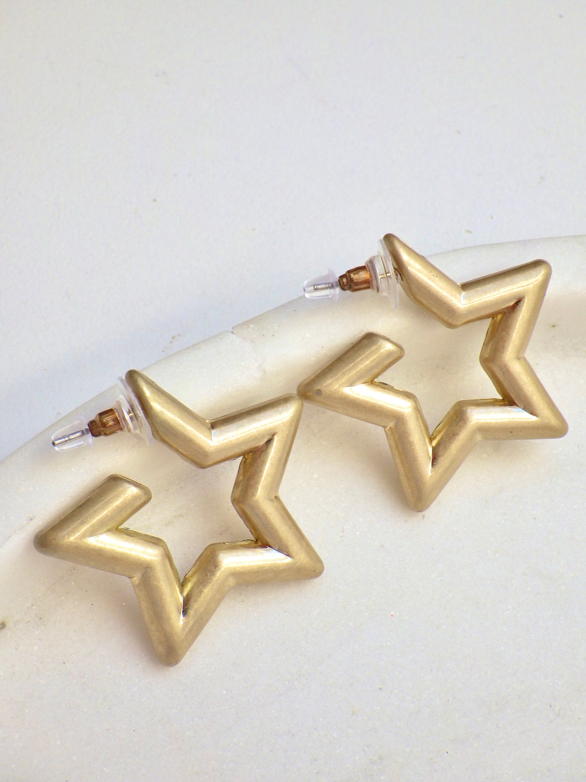 SALE - Ohrringe Goldene Sterne #4