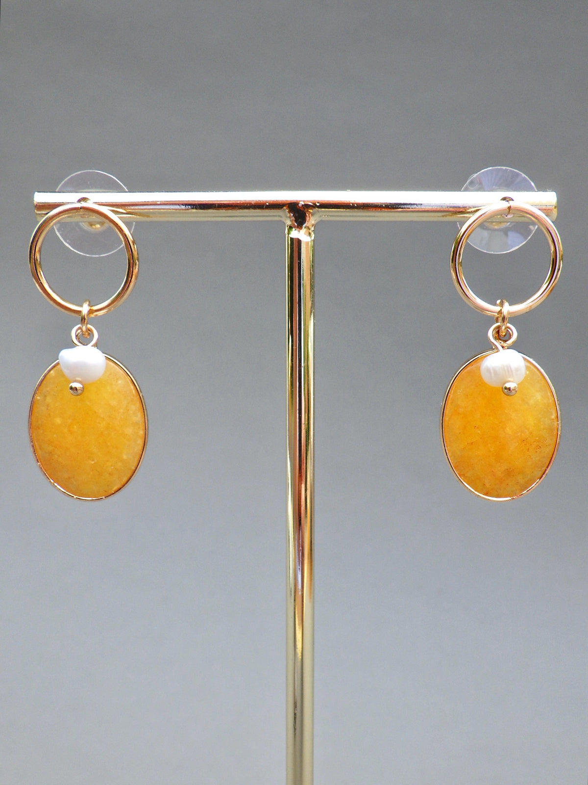 SALE ⭐️ Ohrringe - Oval Honiggelb