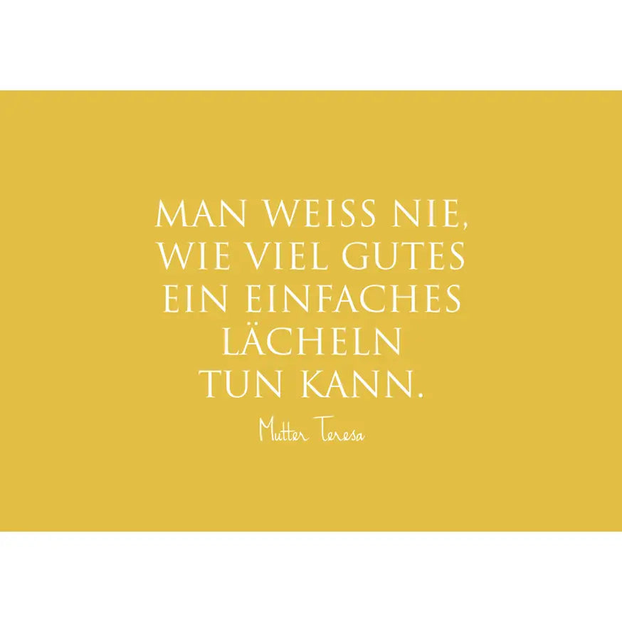 ⭐️ Postkarte - Man weiß nie…