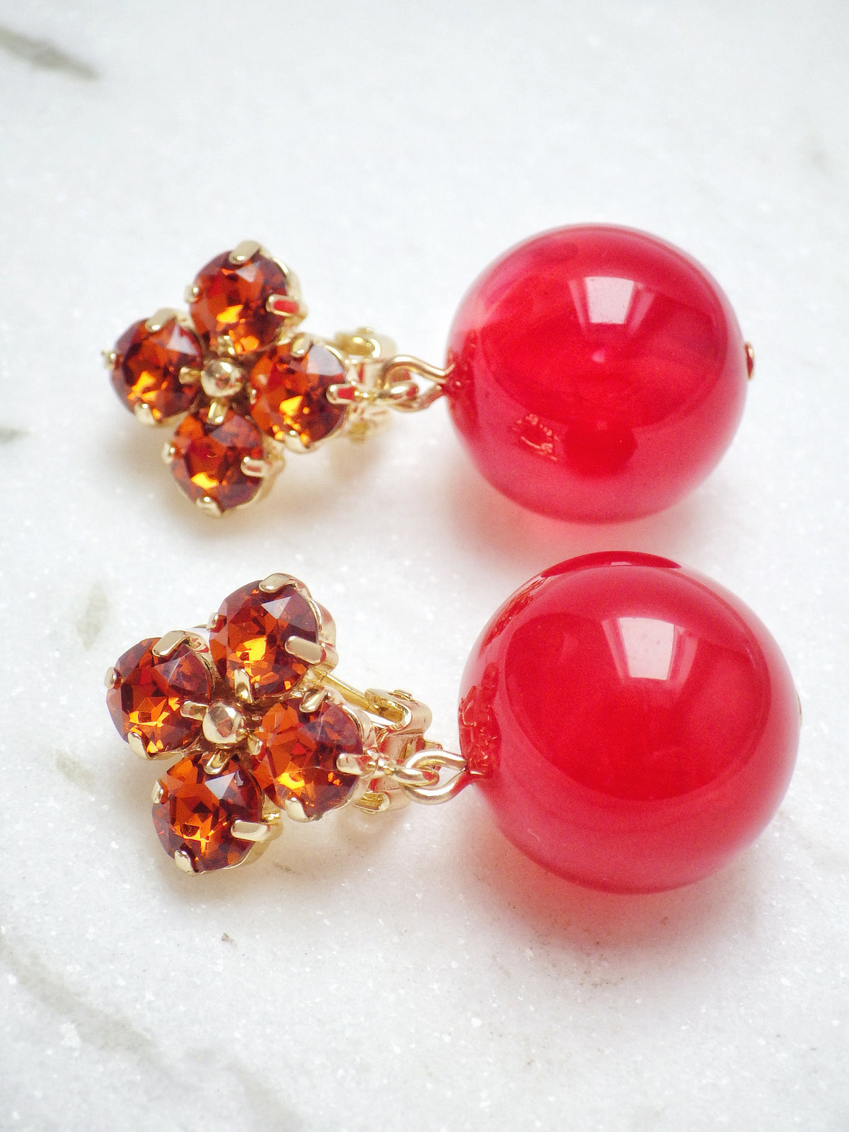 ⭐️ CLIPS Ohrring - Rieke Rot