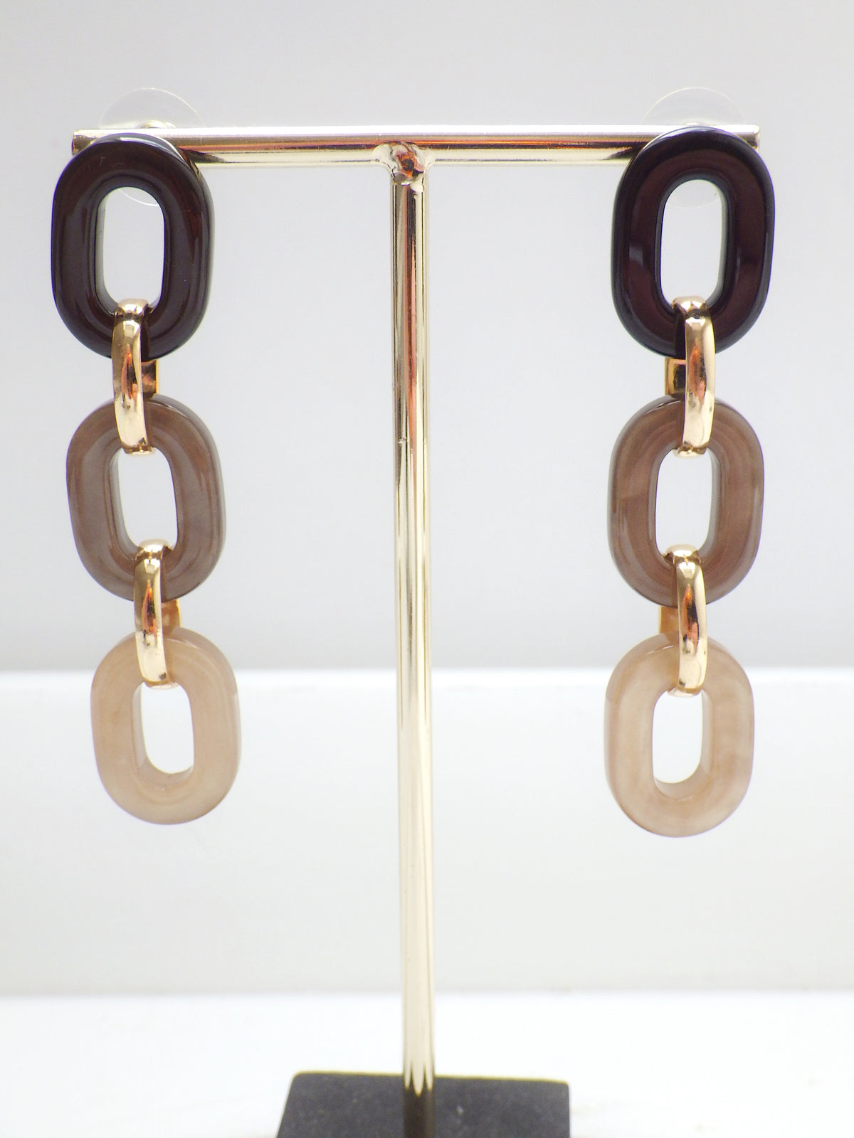 Biba Herbstohrring - Ketten Beige-Töne