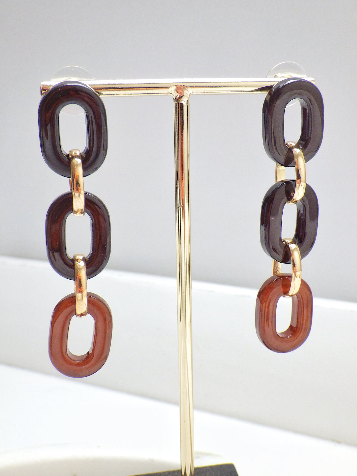 Biba Herbstohrring - Ketten Brauntöne