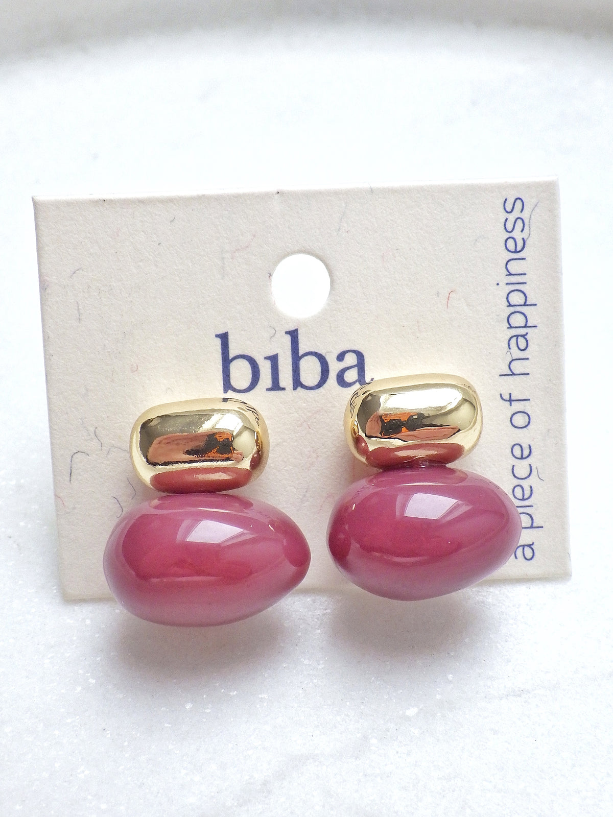 Biba Herbstohrring - Bambi Altrosa
