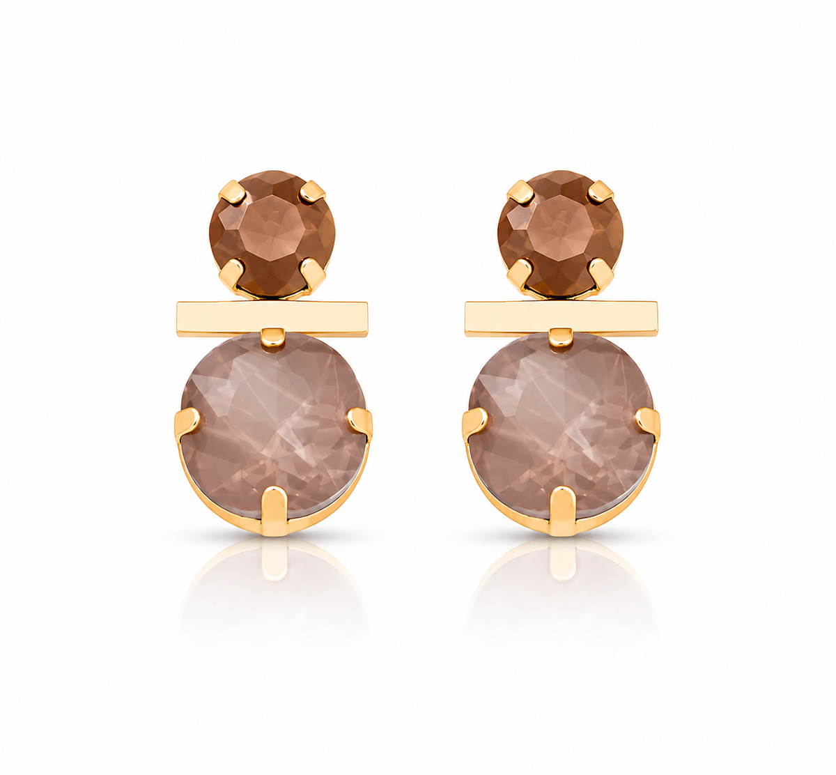 Clip - Elegant Gold-Brauntöne