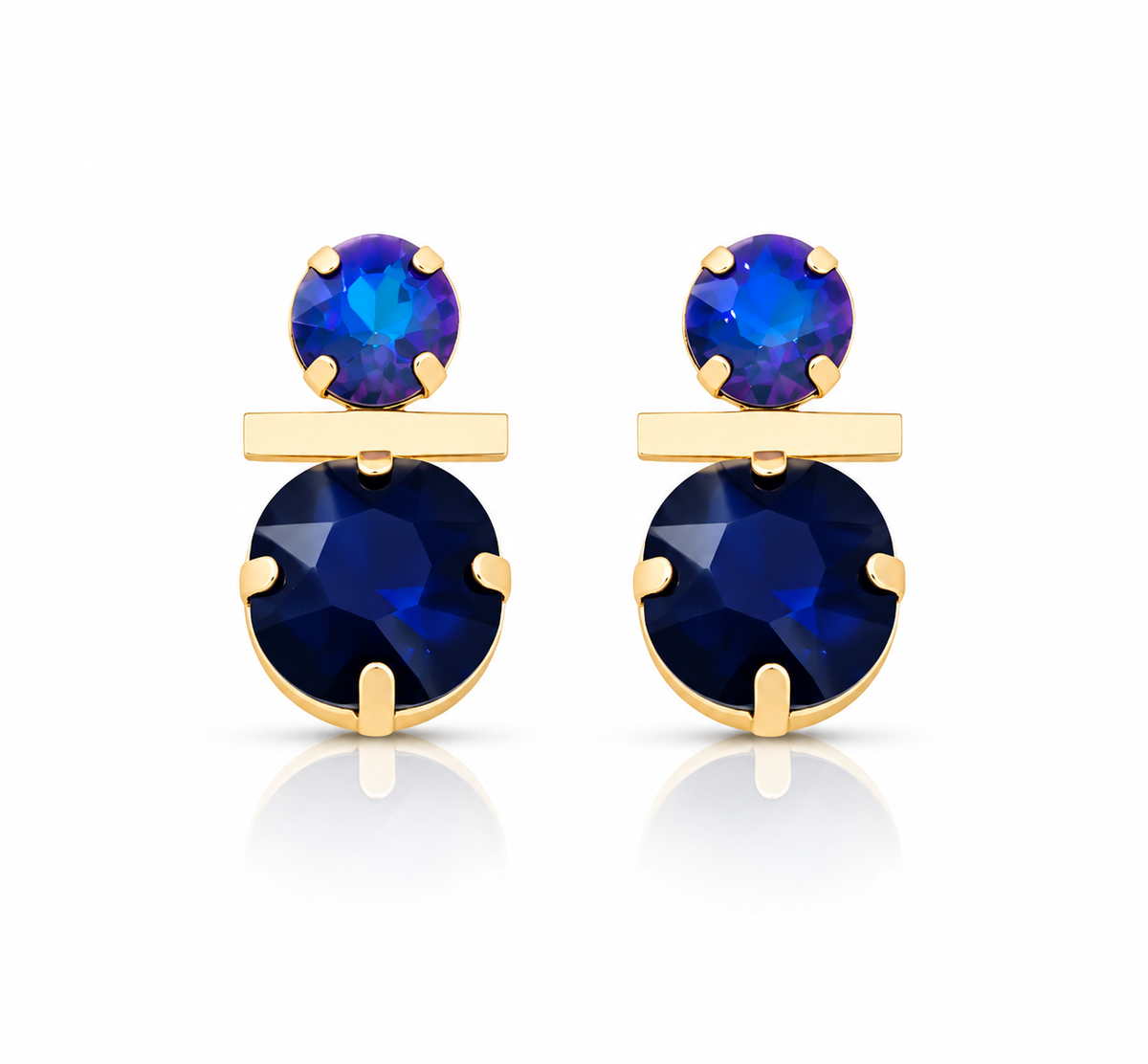 Clip - Elegant Gold-Blau