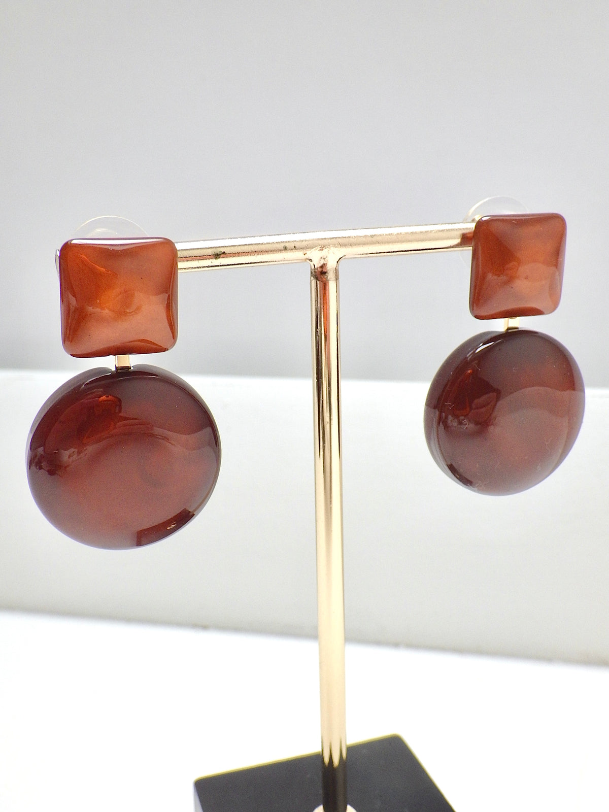 Biba Herbstohrring - Lolli Braun