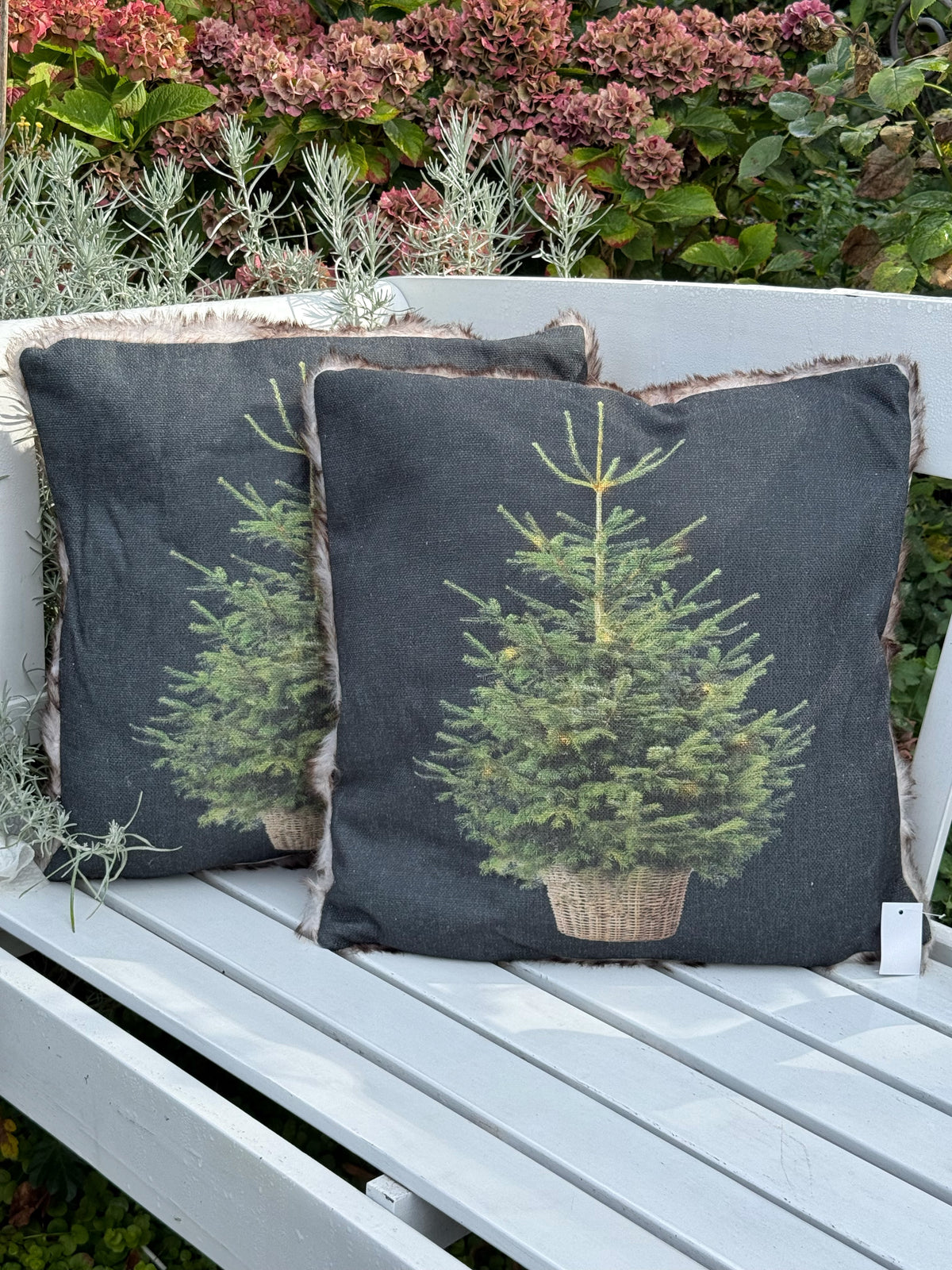 Tannenbaum-Kissen mit LED-Beleuchtung