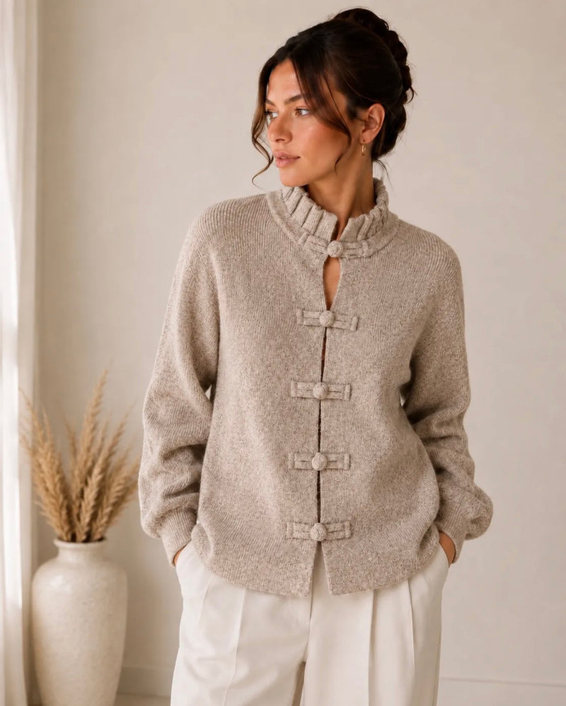 Strickjacke Milli - Hellbraun