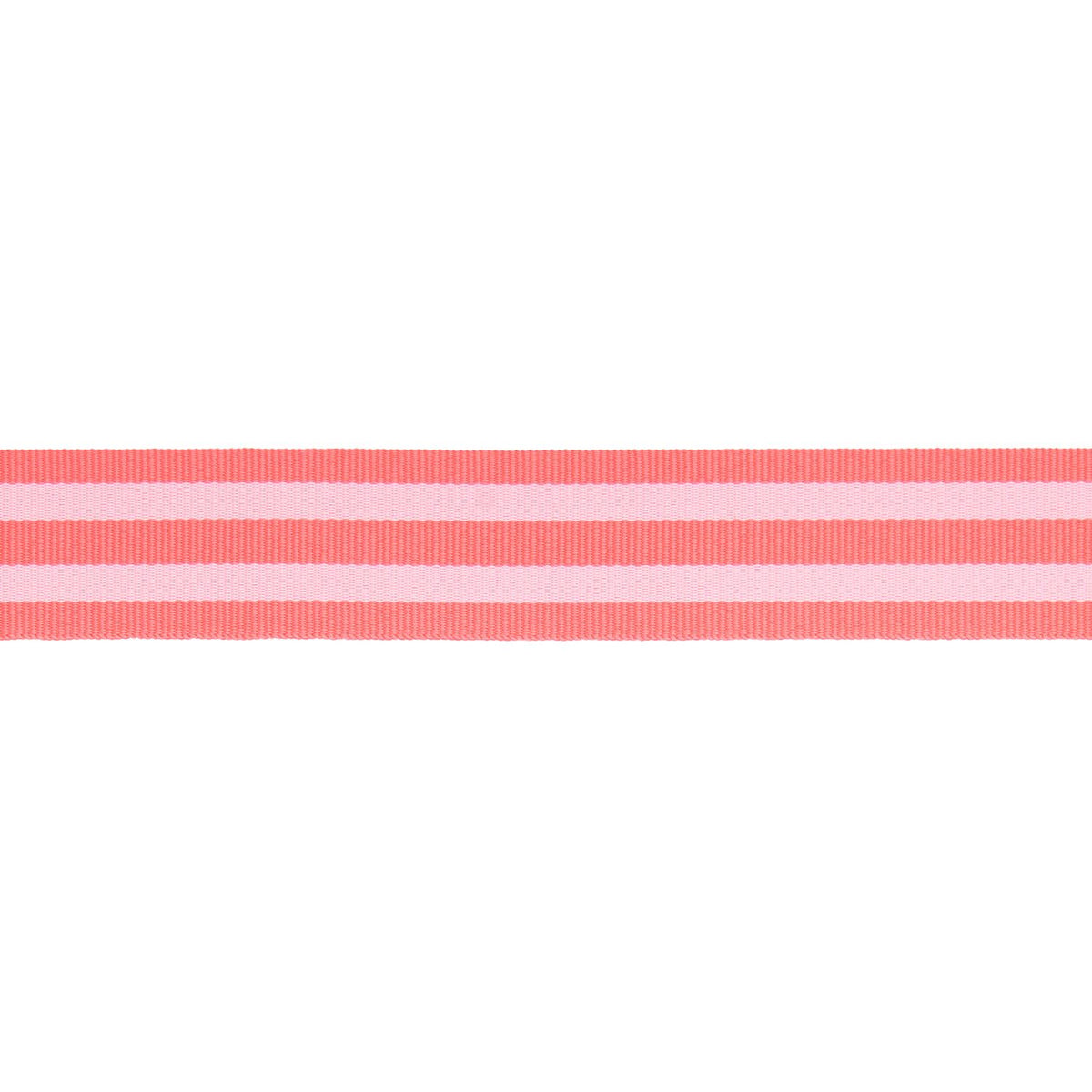 Geschenke Webband - Neonpink-Rosa gestreift - Medium