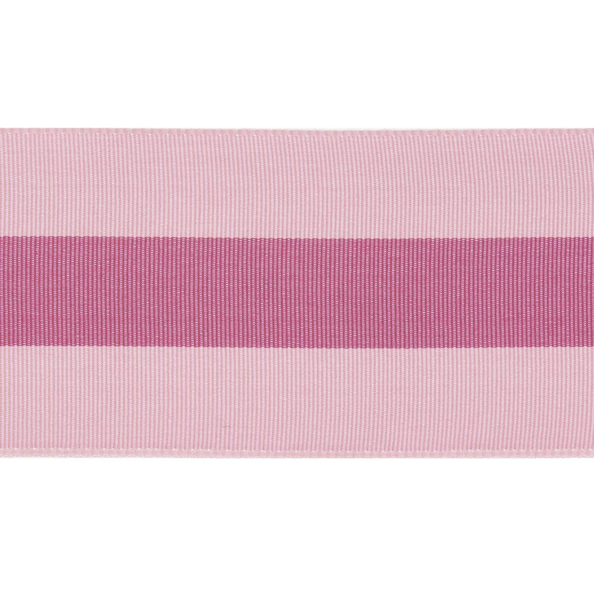 Geschenke Webband - Rosa-Altrosa gestreift - Extra Breit