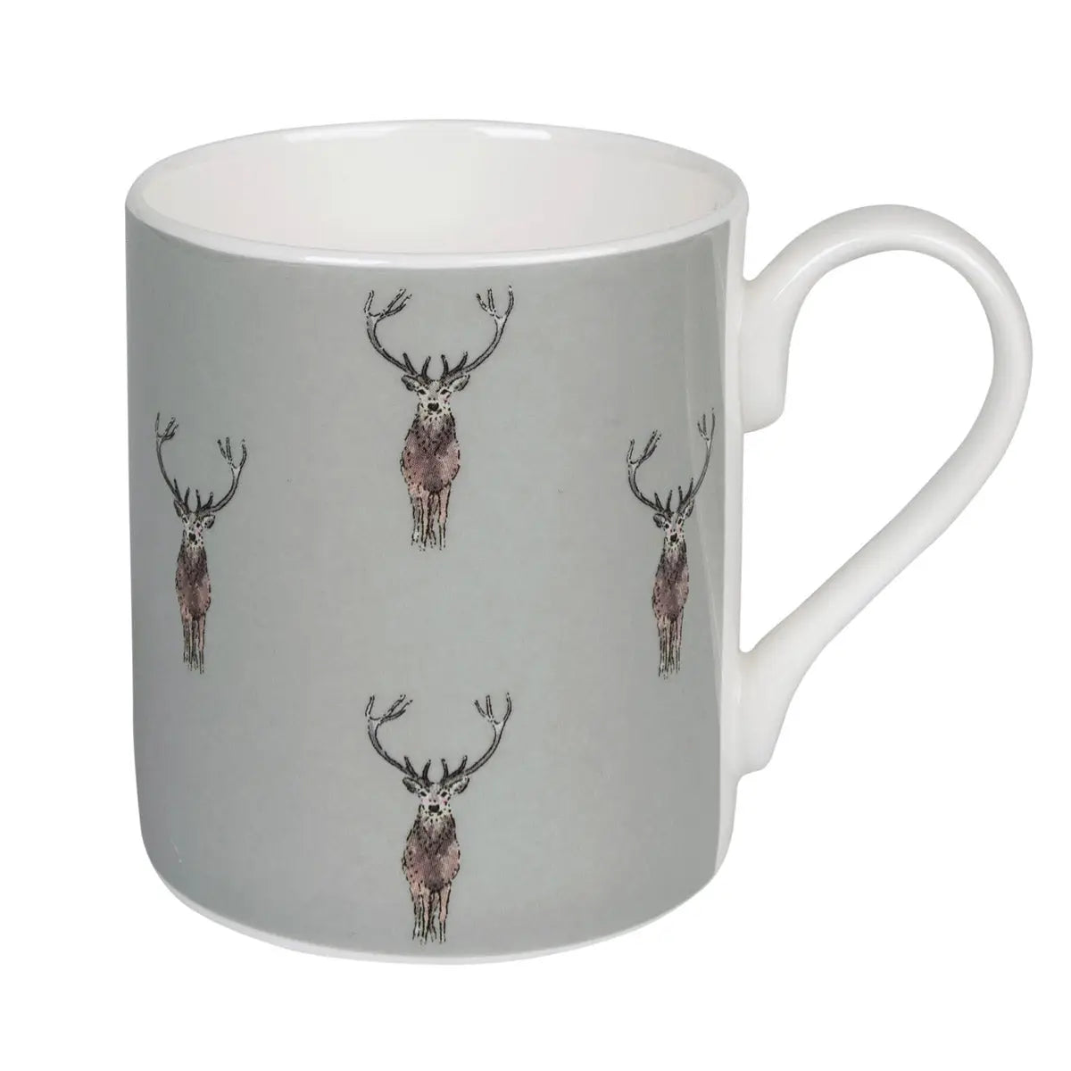 Große Tasse mit mehreren Hirschen