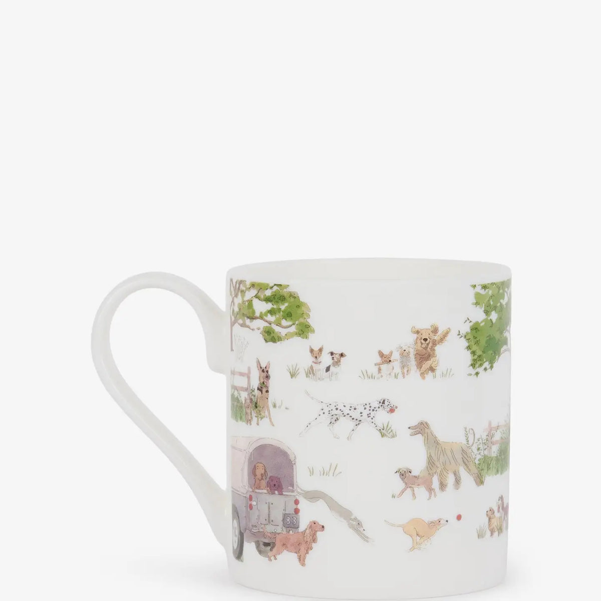 Große Tasse - Hundespaziergang