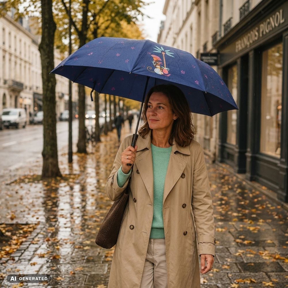 Cedon - Regenschirm Blau Nicole Mohrmann