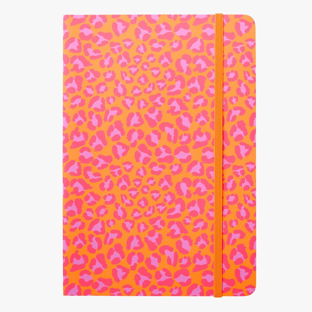 Cedon - Notizbuch A5 Leo Neonpink