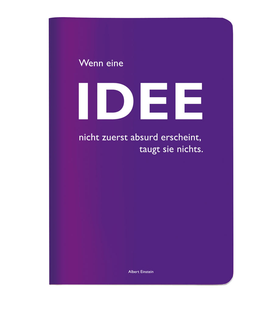 Cedon - Notizheft A5 Wenn eine Idee…