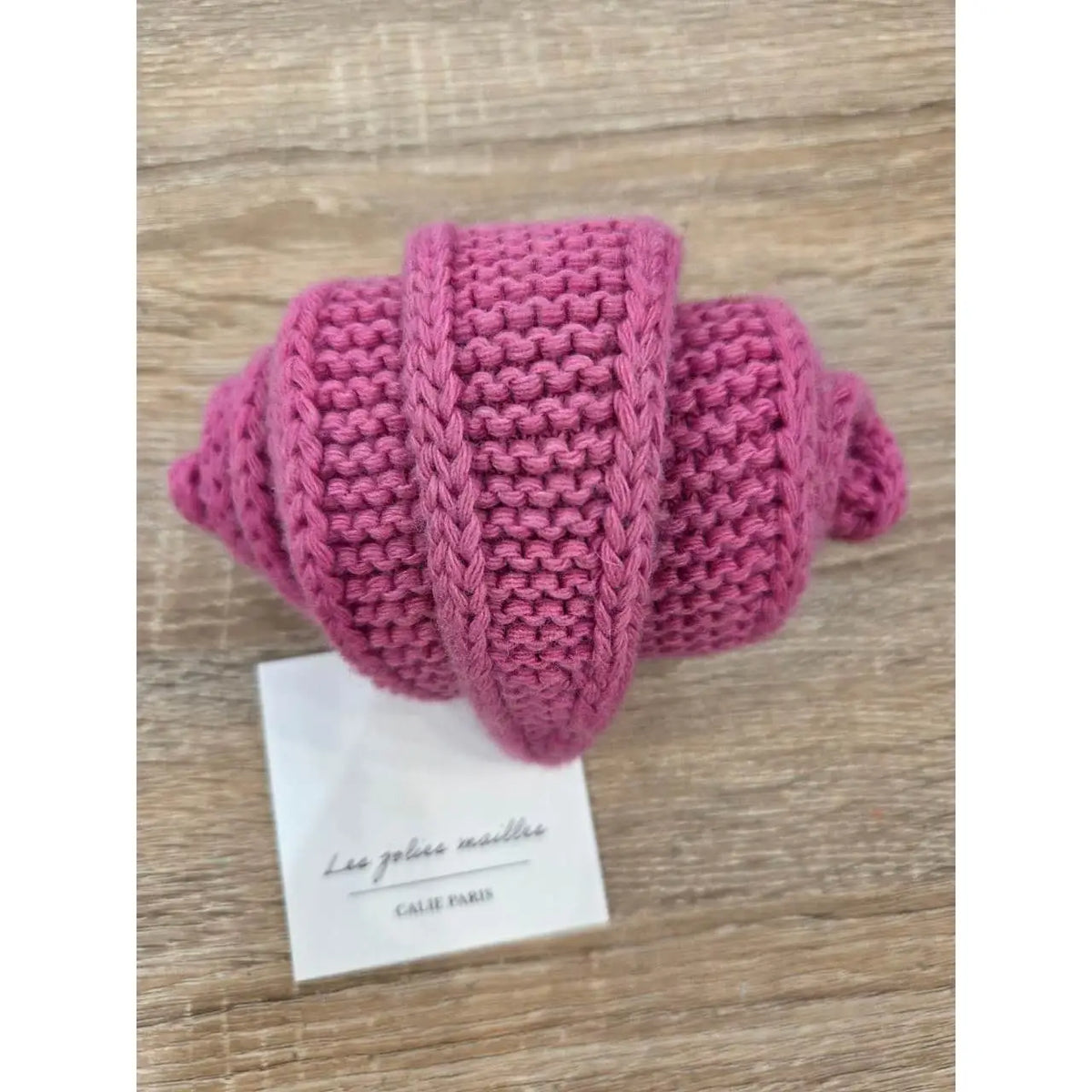 Strick - Dreiecktuch Pink
