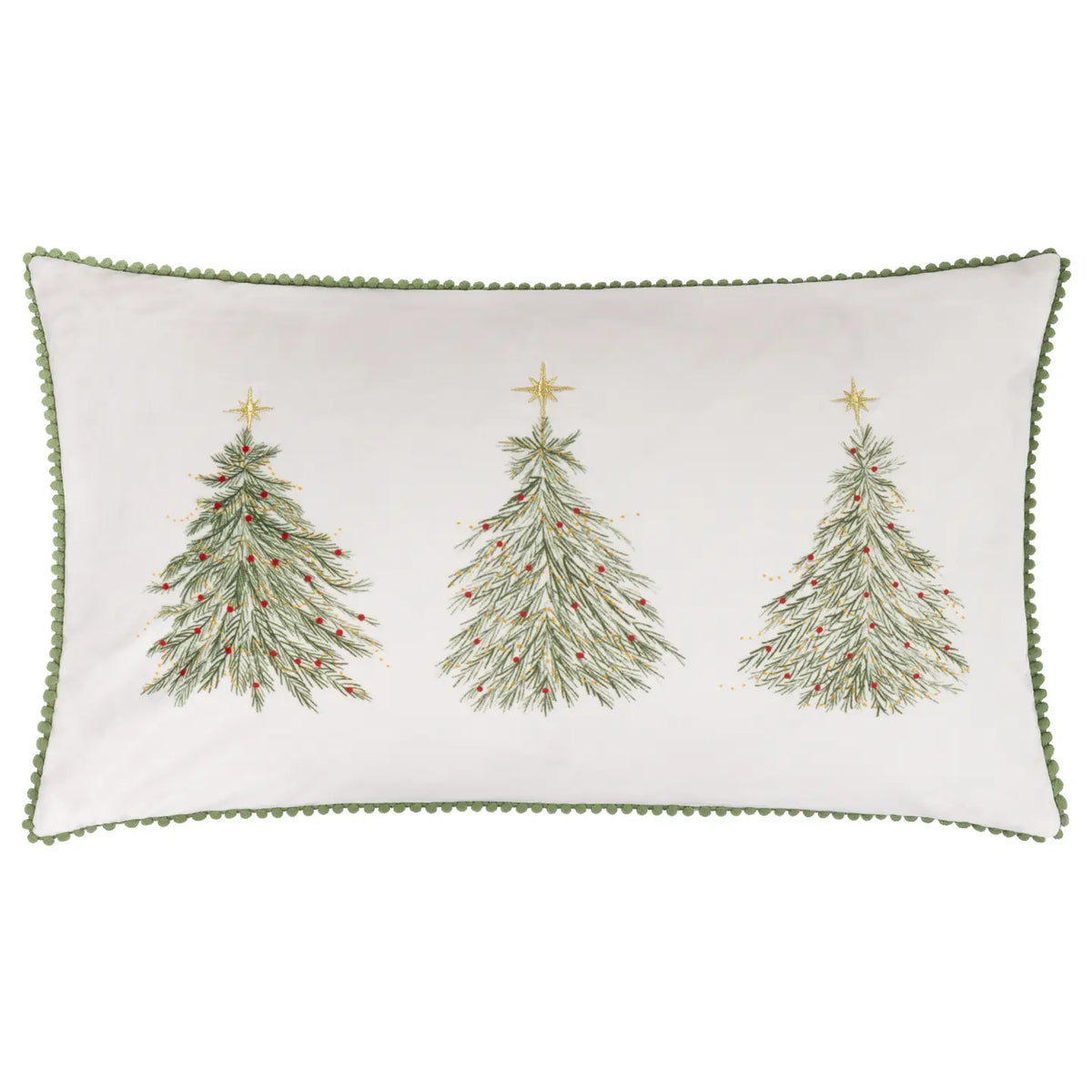 Weihnachtskissen - Glitzernder Weihnachtsbaum (30x50)