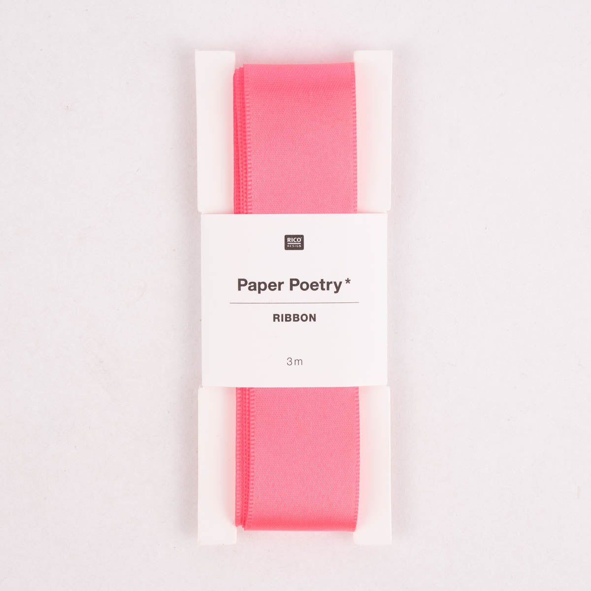 Paper Poetry Satinband - Pink - Medium