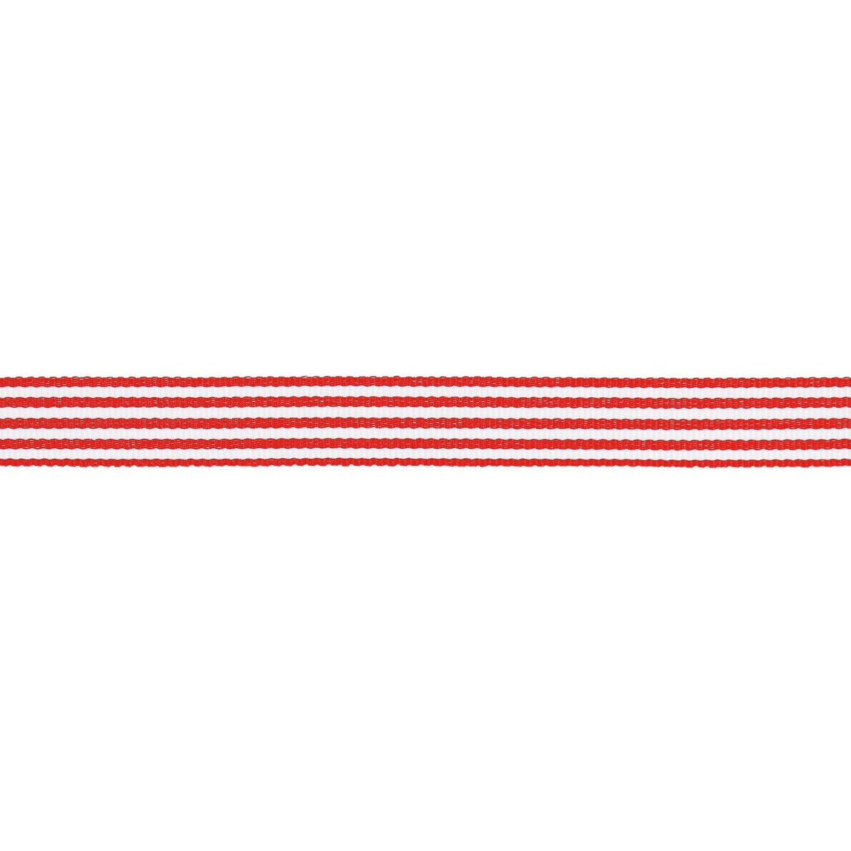Paper Poetry Webband - Rot-Weiss gestreift - Schmal