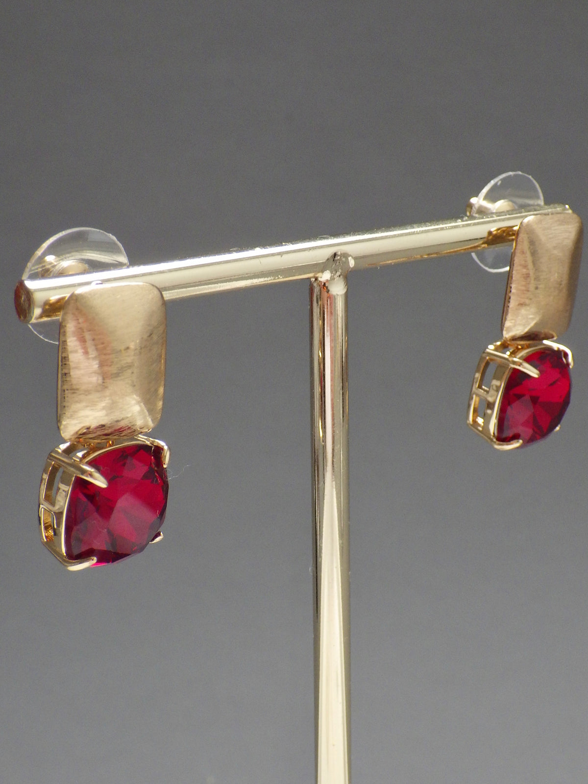 SALE ⭐️ Ohrringe - Stecker - Granat Rot