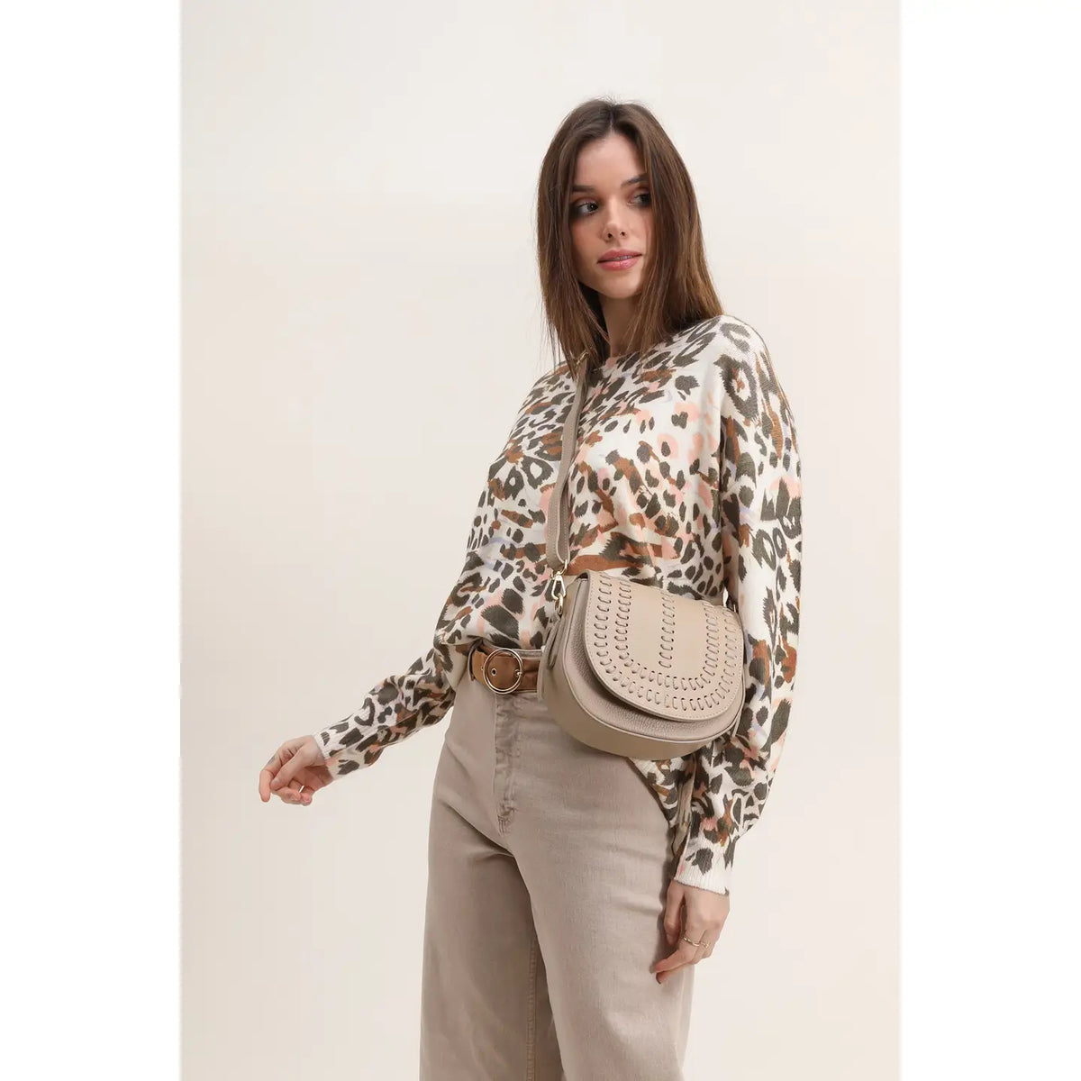 Handtasche - Greige Lola