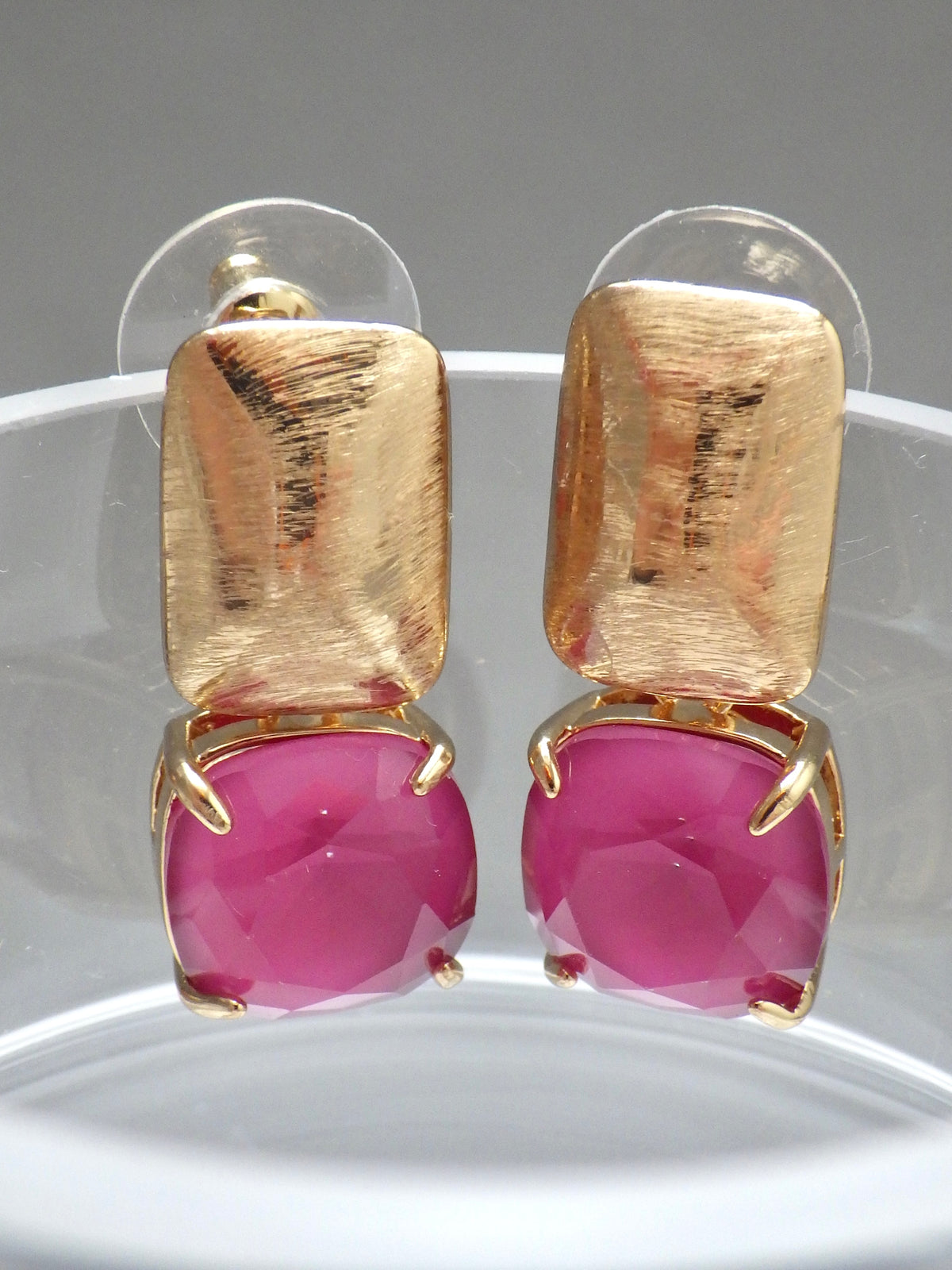 SALE ⭐️ Ohrringe - Stecker - Dunkles Pink
