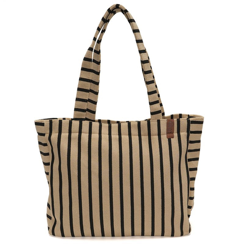 Lot 83 - Beige/Schwarz Frottee gestreift - Esmee 06
