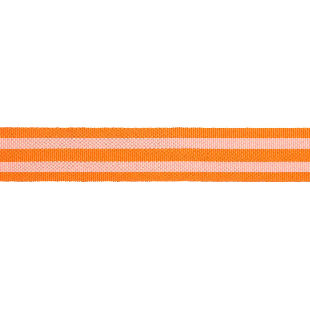 Geschenke Webband - Orange/Neonpink gestreift, Medium
