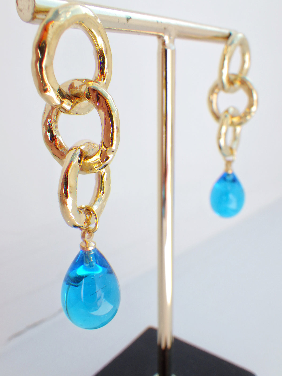 SALE ⭐️ Ohrringe - Hänger Muranoglas - Azur Hänger
