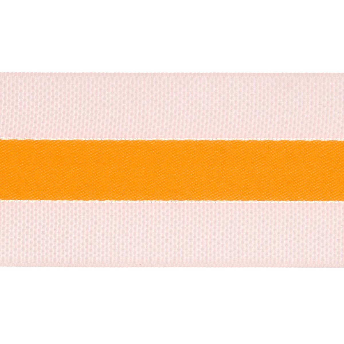 Geschenke Webband - Hellrosa/Orange gestreift XL
