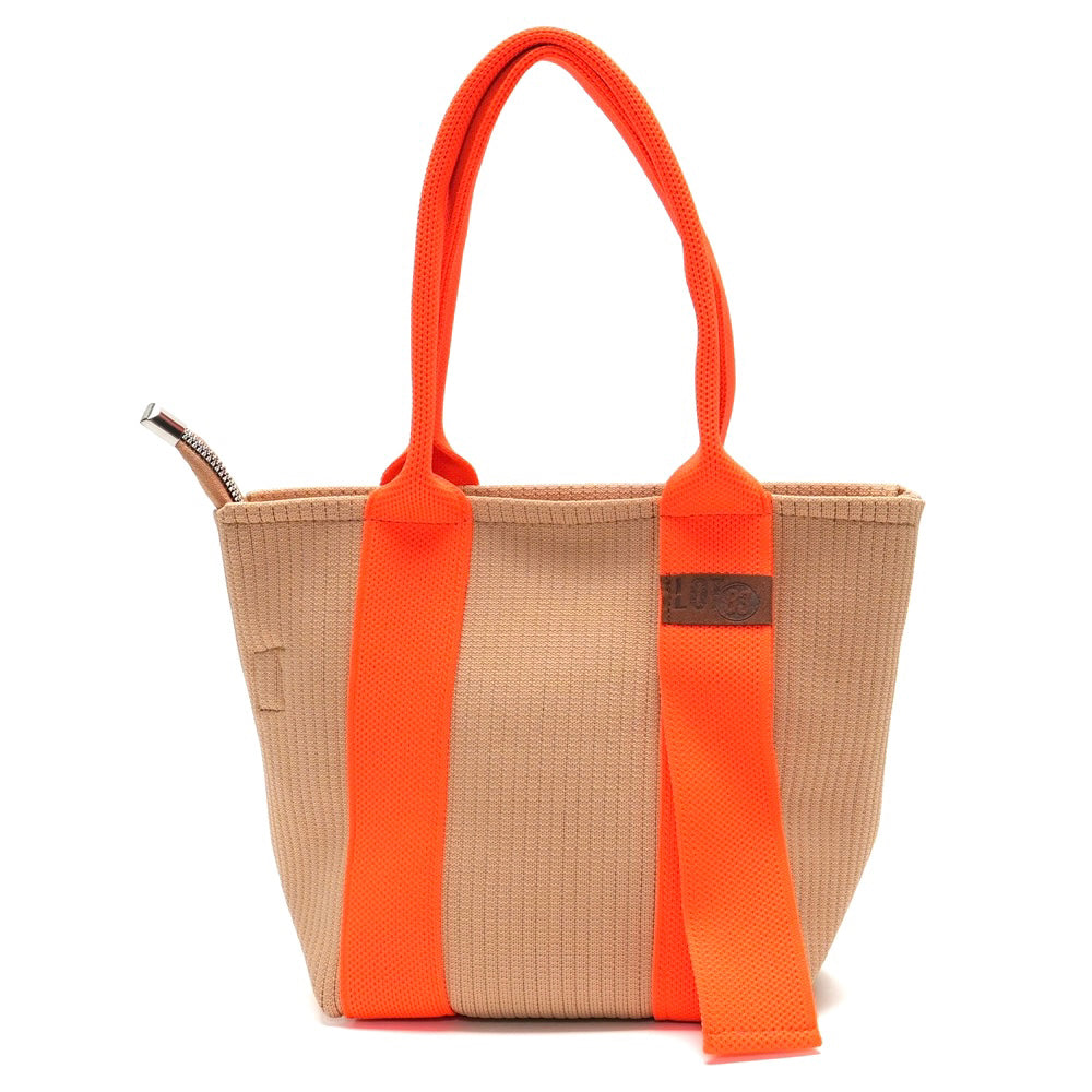 Lot 83 Kleine Handtasche - Beige/Orange Shopper Mara Mini 03