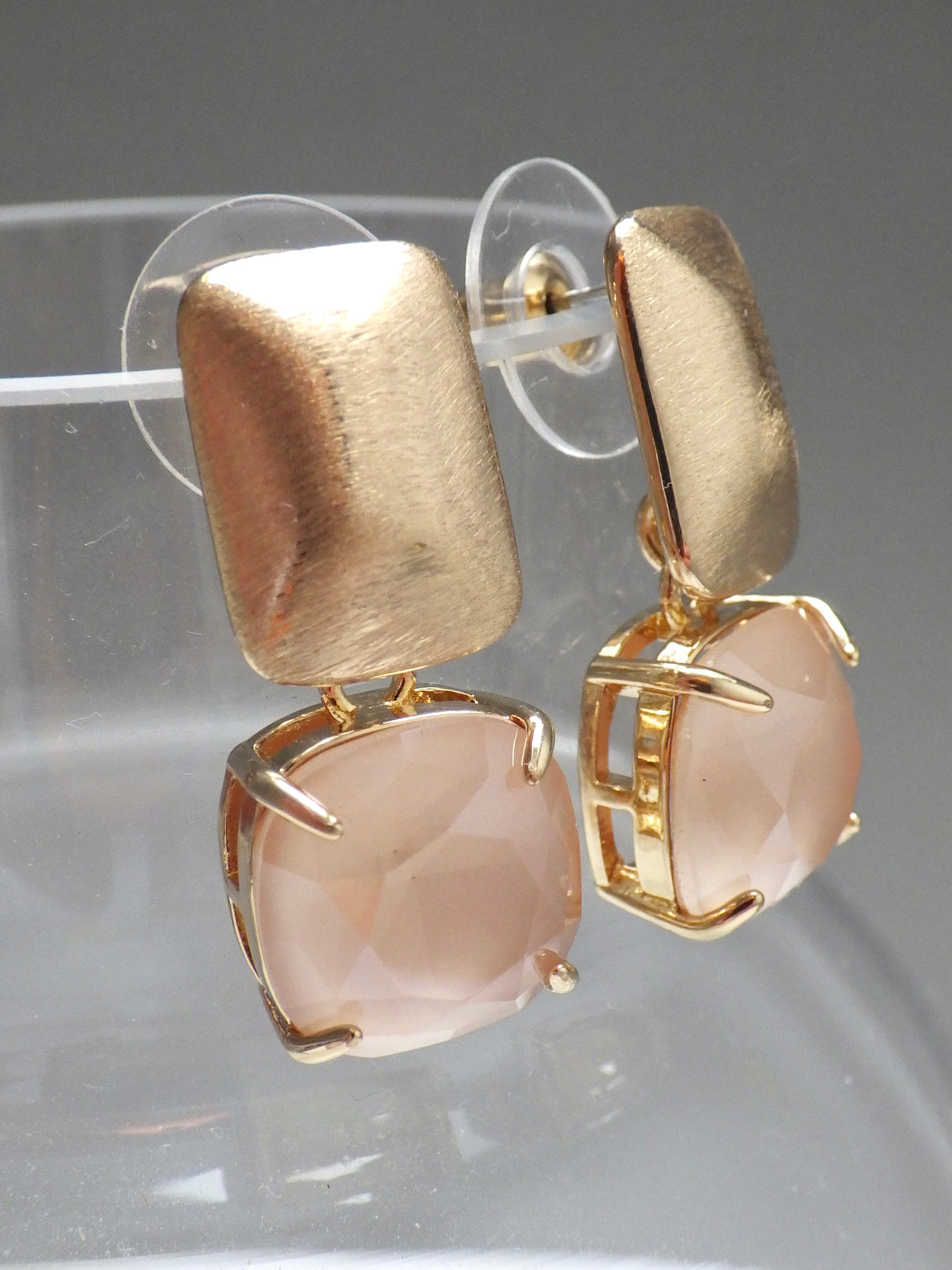 SALE ⭐️ Klassik 2 - Ohrringe - Stecker Mattes Rosabeige