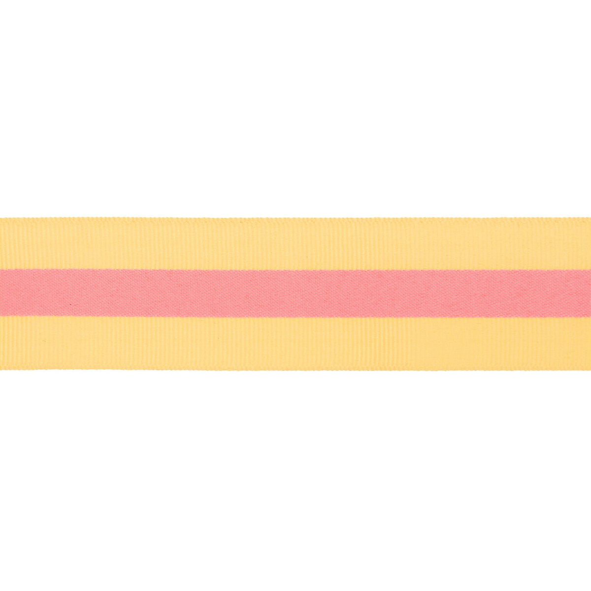 Geschenke Webband - Neonpink/Gelb gestreift
