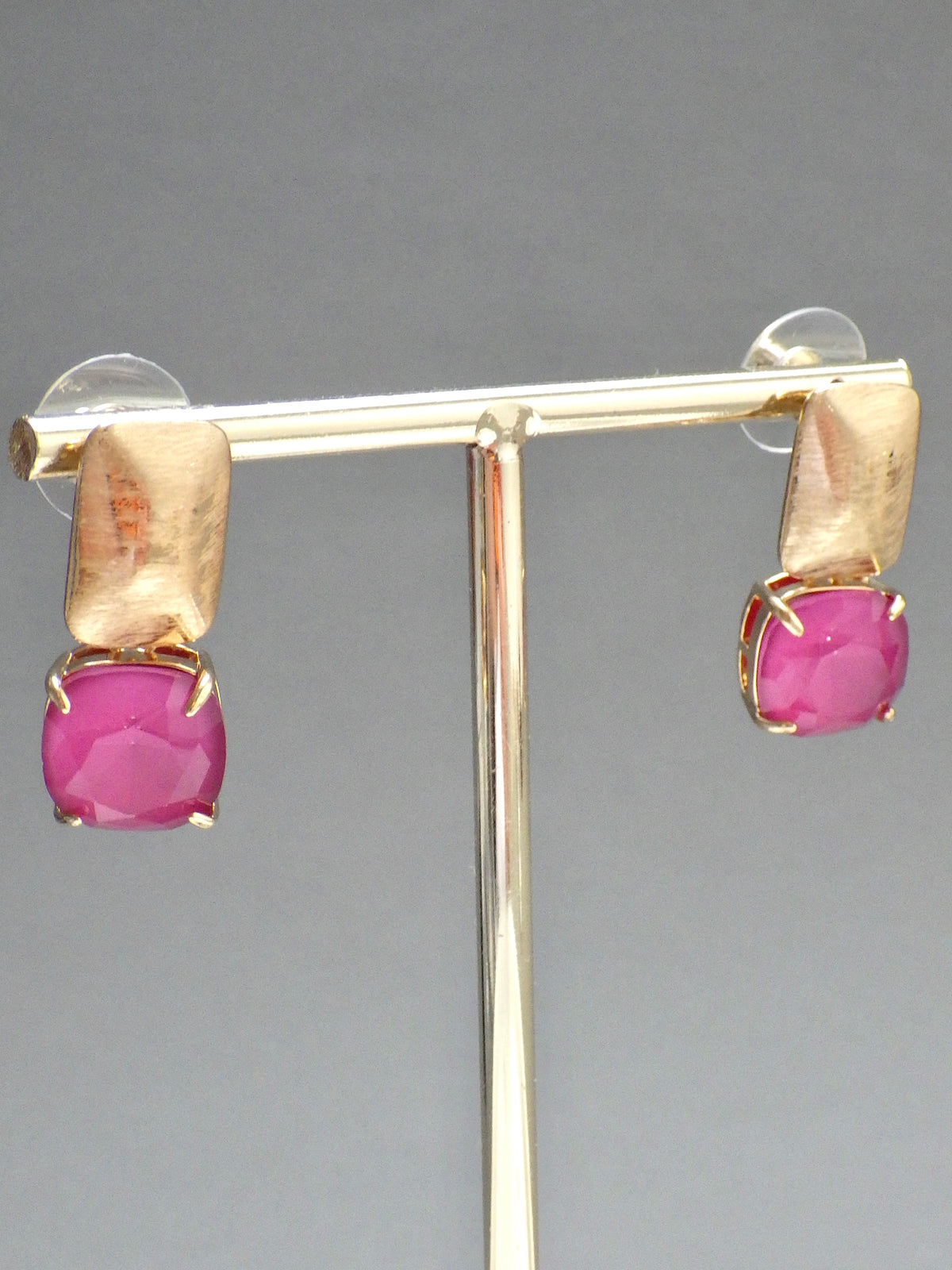 SALE ⭐️ Ohrringe - Stecker - Dunkles Pink