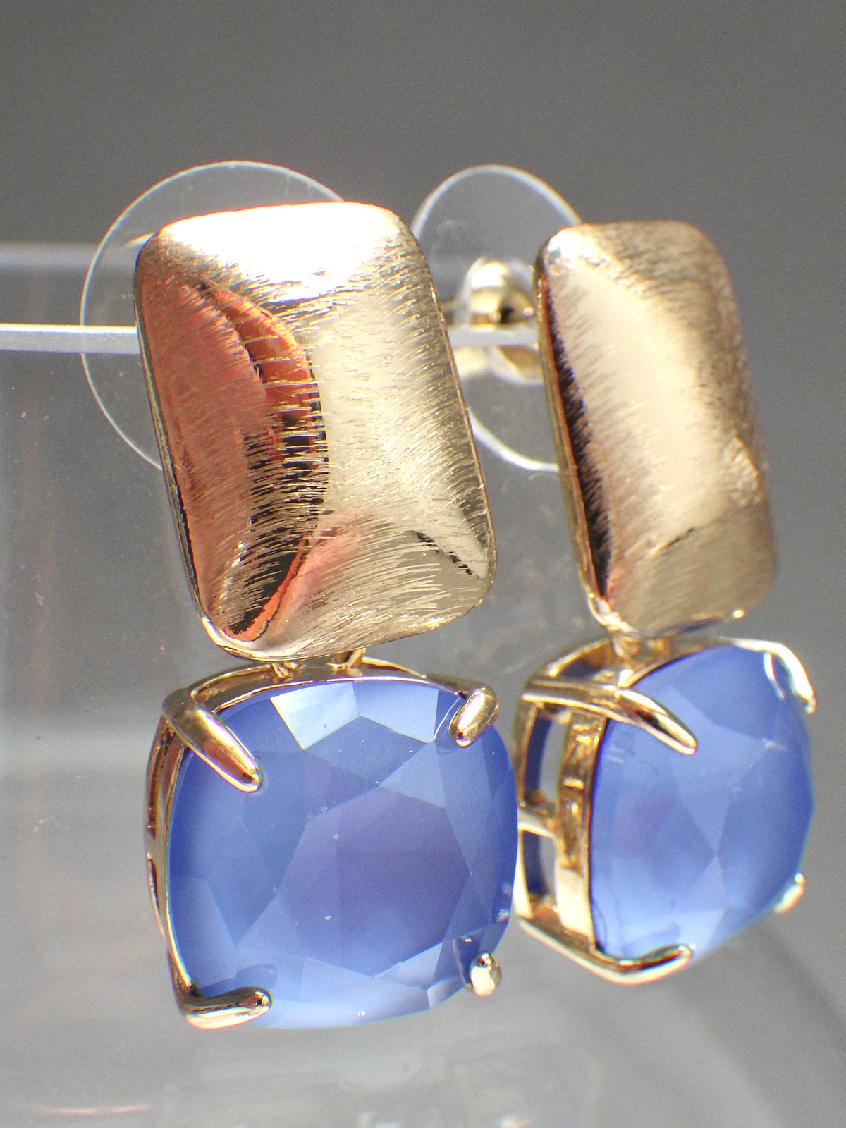 SALE ⭐️ Klassik 2 - Ohrringe - Stecker Jeansblau