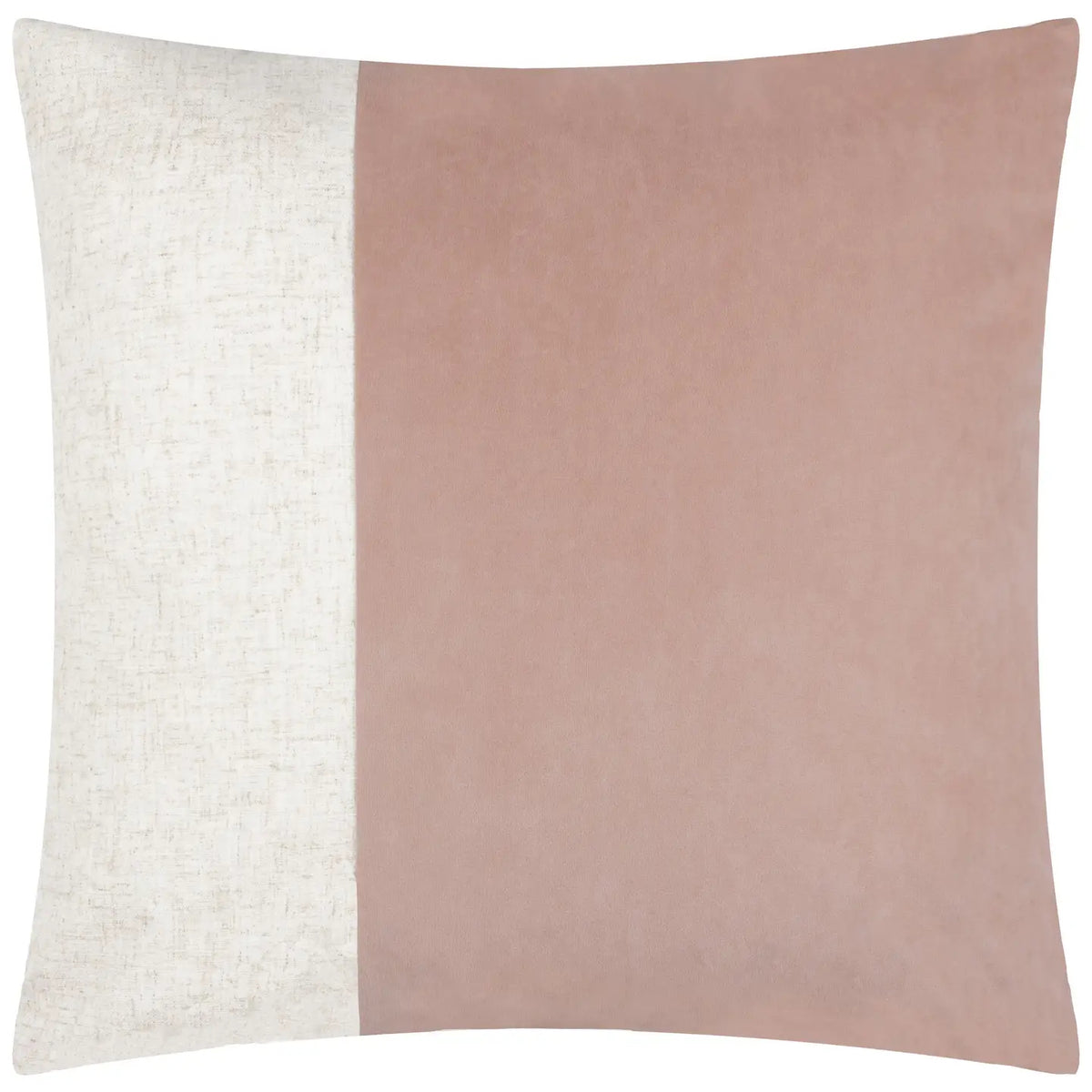 SALE - Kissenhülle Rosa Samt & Leinen