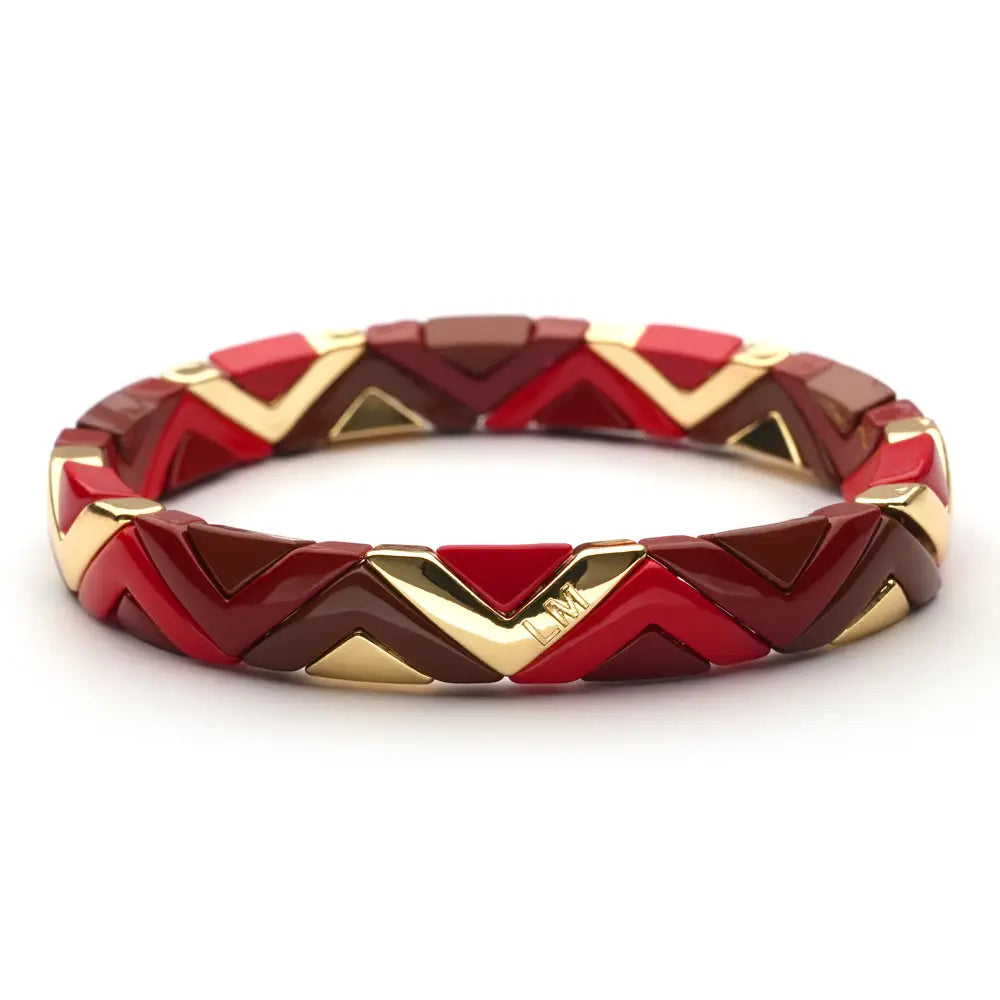 SALE - Lot 83 - Armband Herbstfarben - V