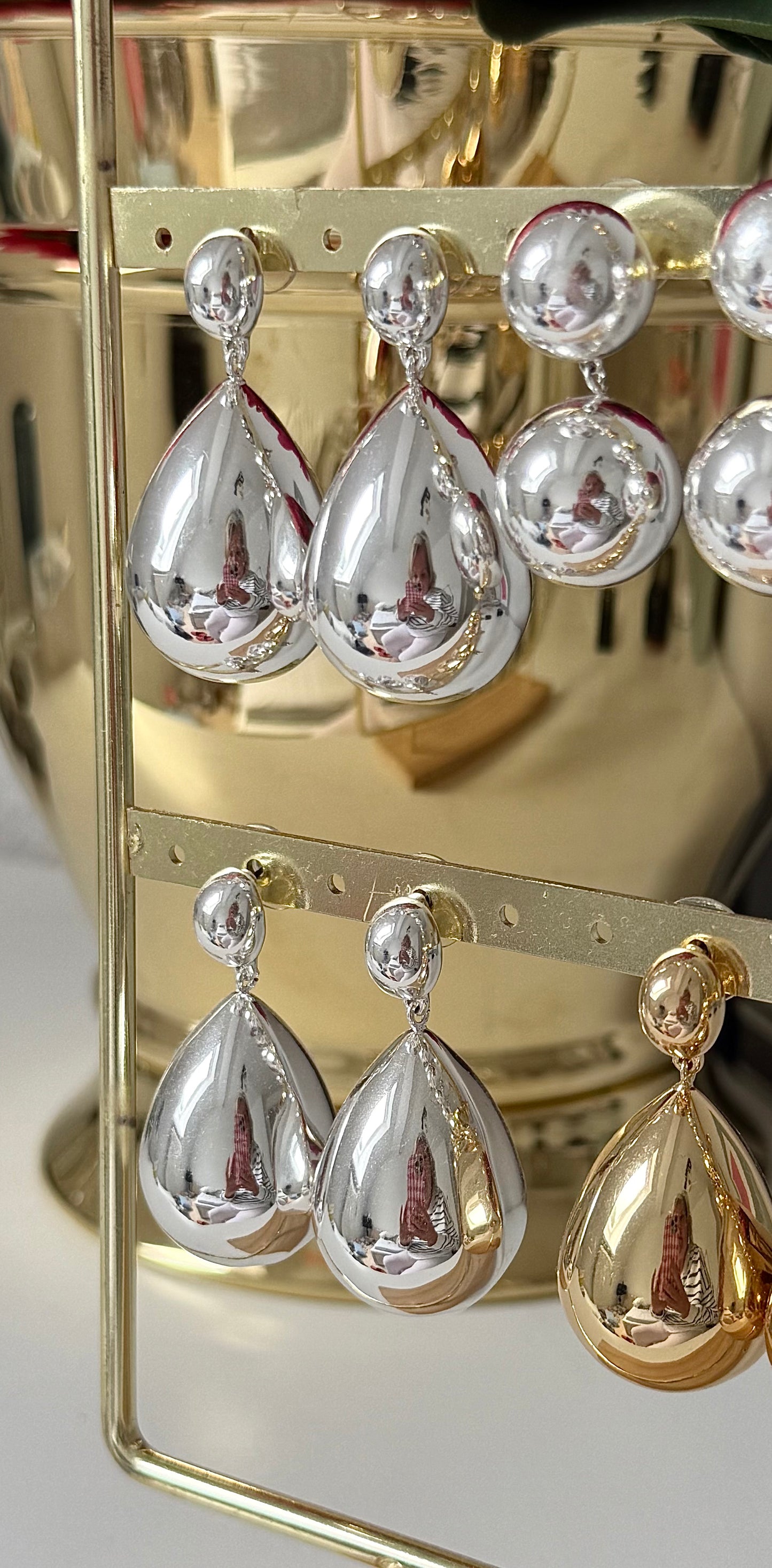 ⭐️ SALE - Biba Großer Tropfen SILBER