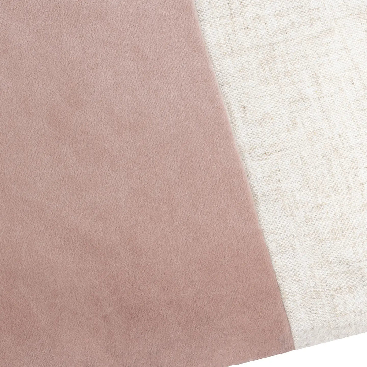 SALE - Kissenhülle Rosa Samt & Leinen