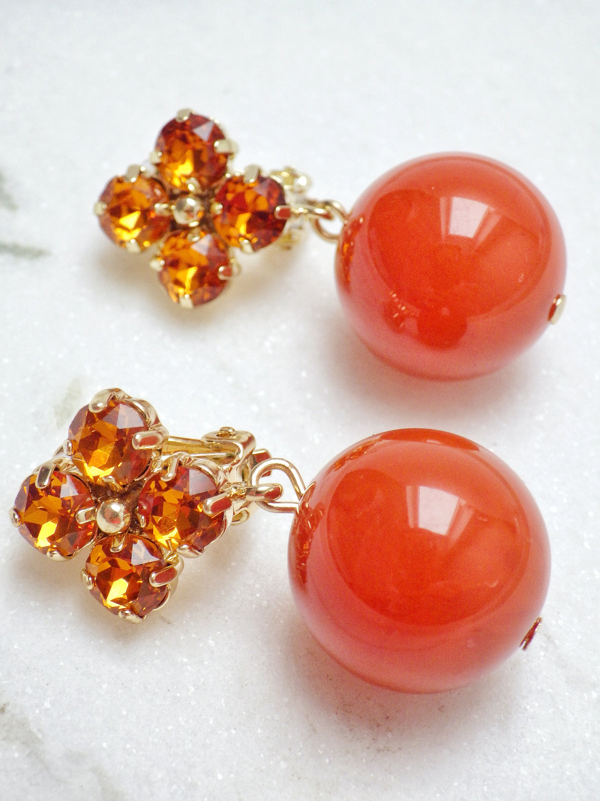 ⭐️ CLIPS Ohrring - Rieke Burnt Orange