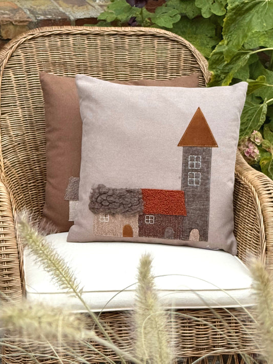 Dekokissen Haus Beige